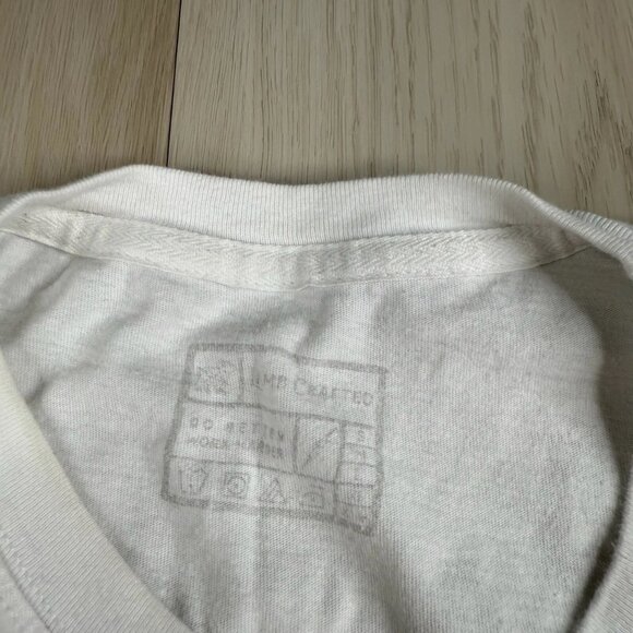 Lot Of 2 Lamb Crafted Mens White Soft Touch Comfortable Y2K Casualwear T-Shirt - Picture 9 of 13